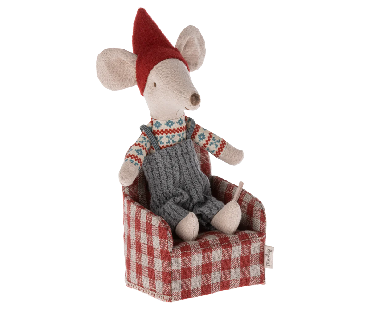 Maileg Chair, Mouse - Red