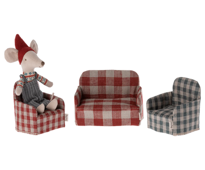 Maileg Chair, Mouse - Red