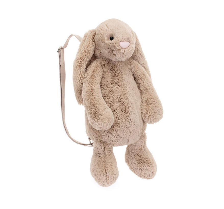 Bashful Beige Bunny Backpack