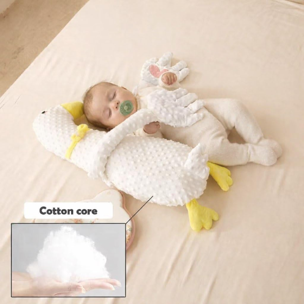 Interactive Goose Plush Toy with Patting Motion Soft Soothing Gift