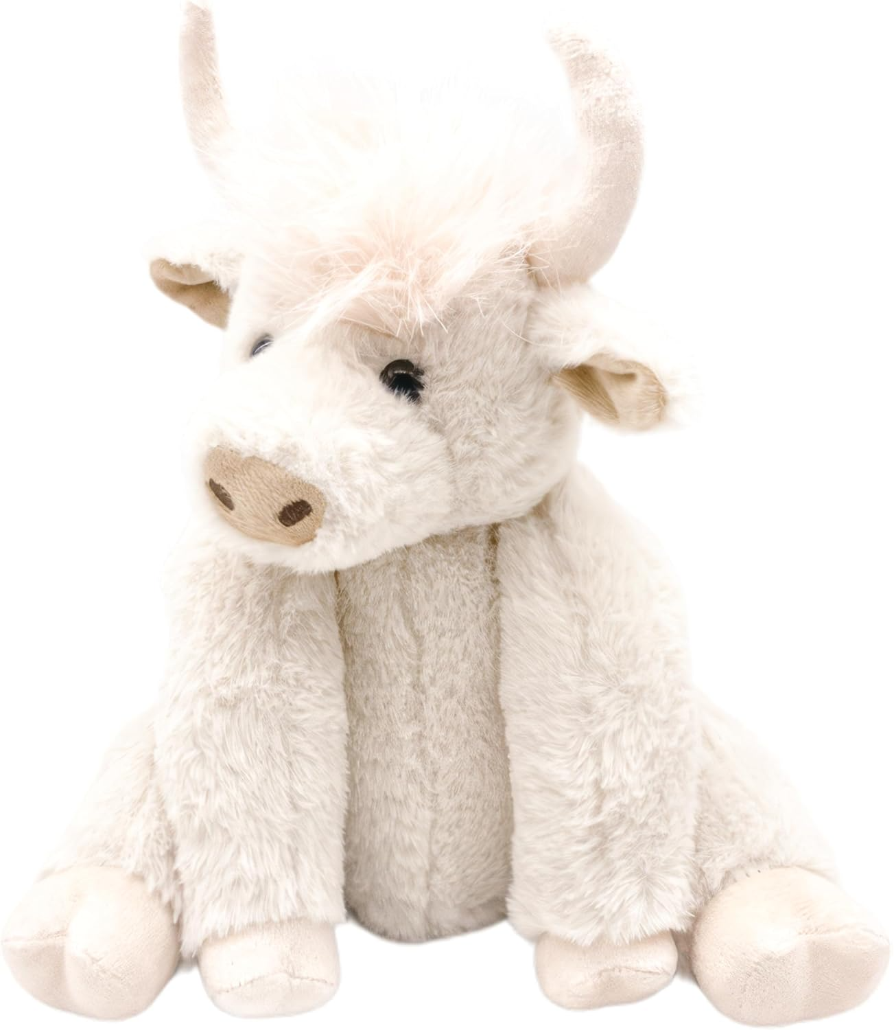 Highland Cow Plush Toy 10 Inch Soft Posable Stuffed Animal