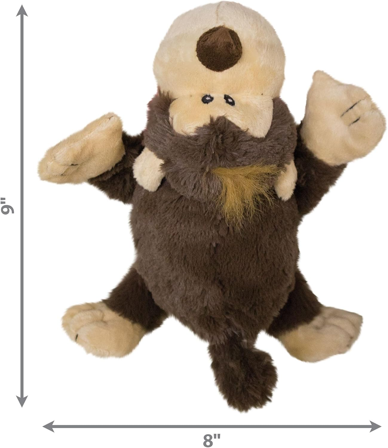 Monkey Squeaky Dog Toy Soft Plush Chew Toy