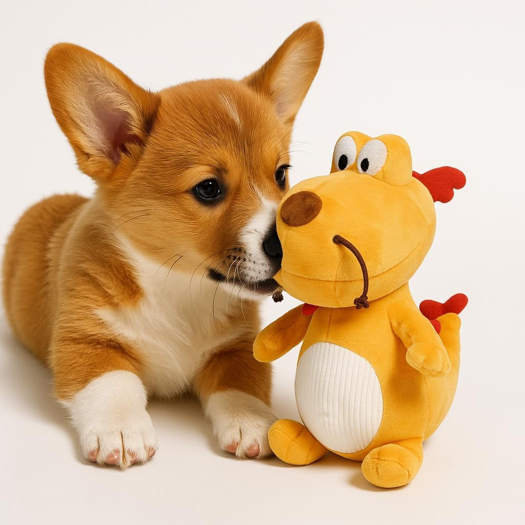 Dragon Plush Dog Toy Soft Durable Stuffed Toy