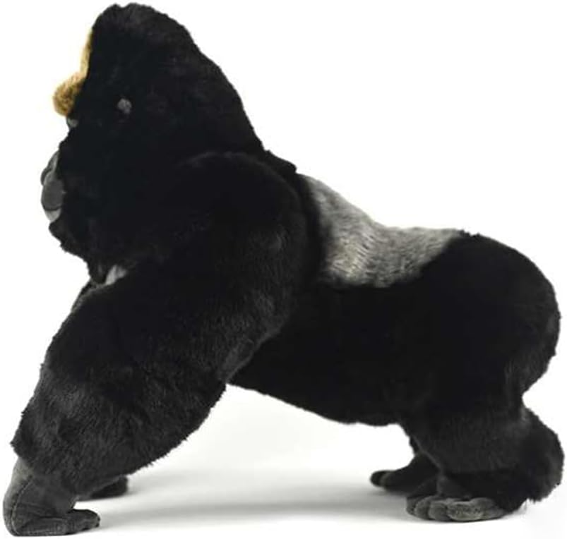 Silverback Gorilla Plush Toy 15 Inch Realistic Soft Stuffed