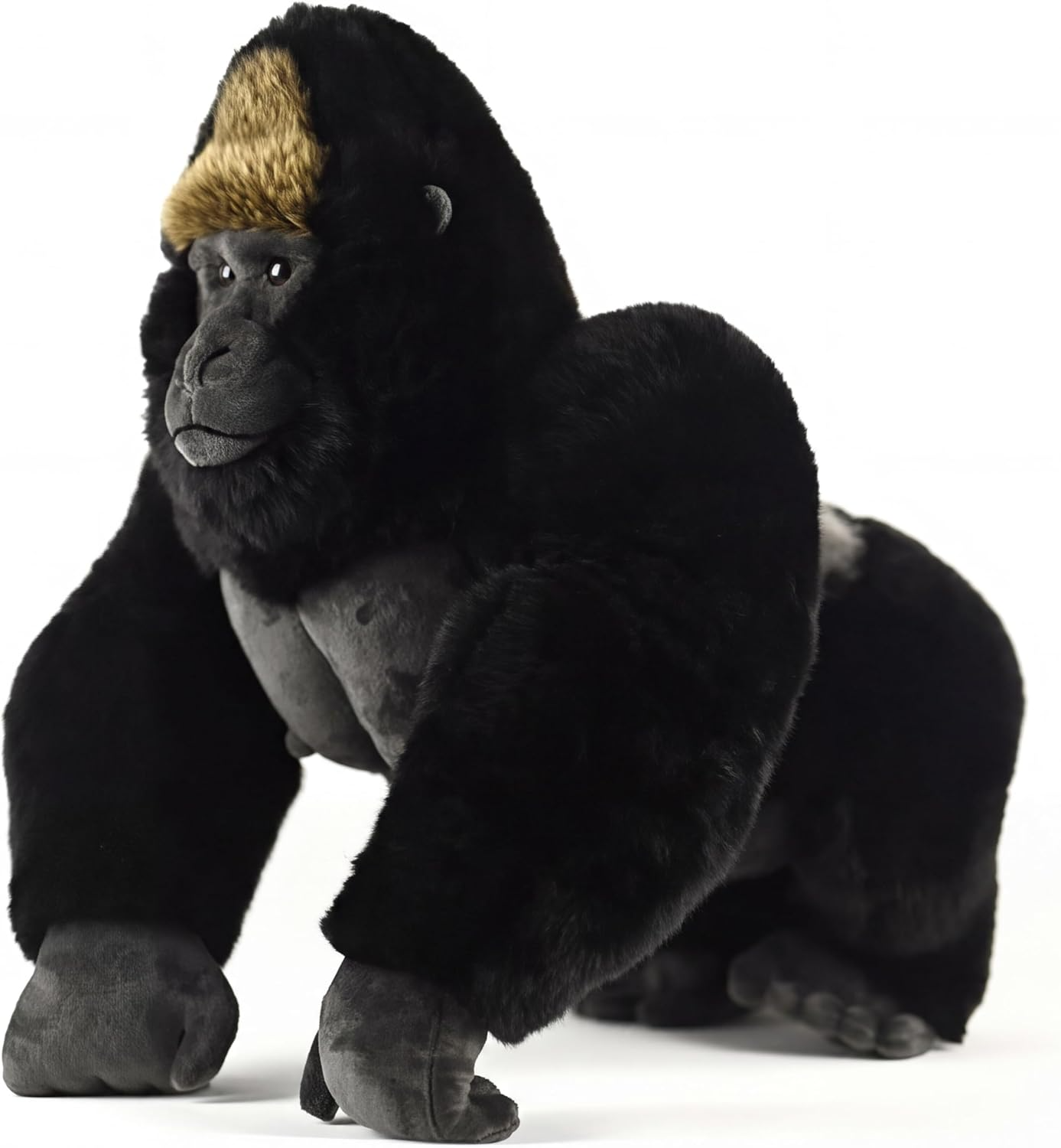 Silverback Gorilla Plush Toy 15 Inch Realistic Soft Stuffed