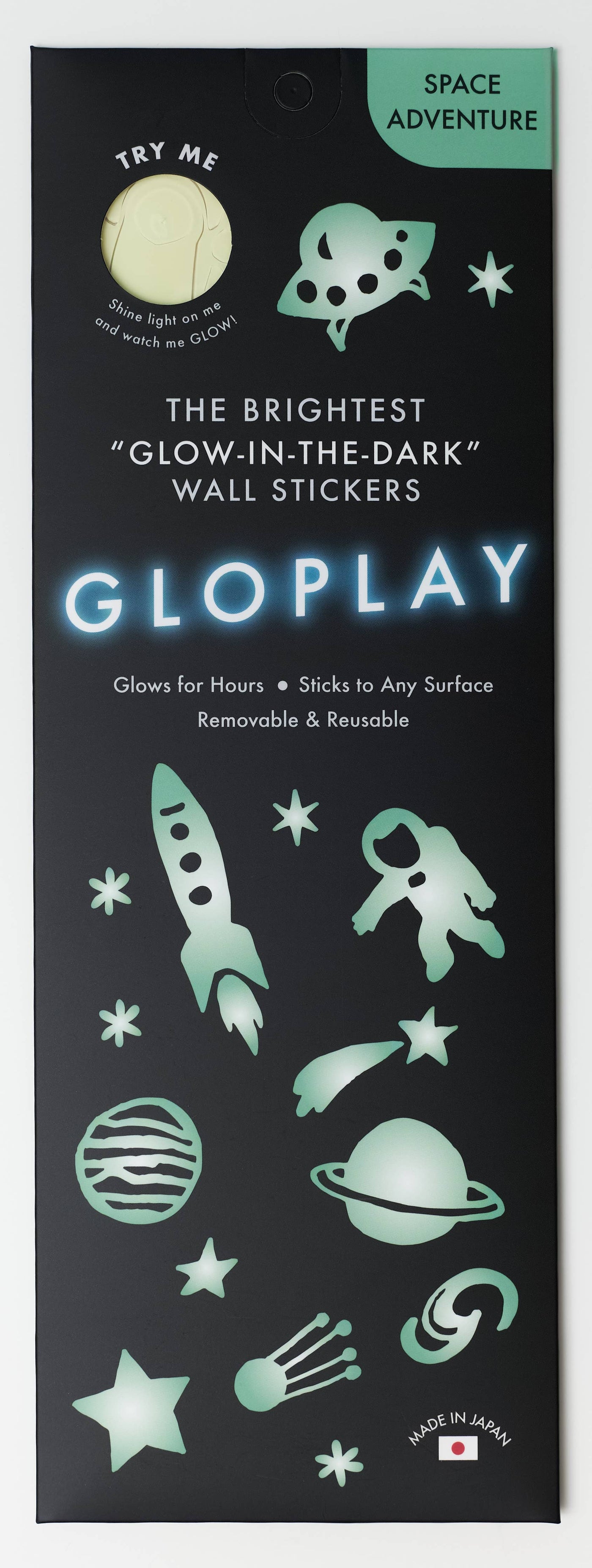 Space Adventure Series Glow in the Dark Wall Stickers