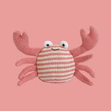 Mon Ami Caldwell Crab Knit Rattle