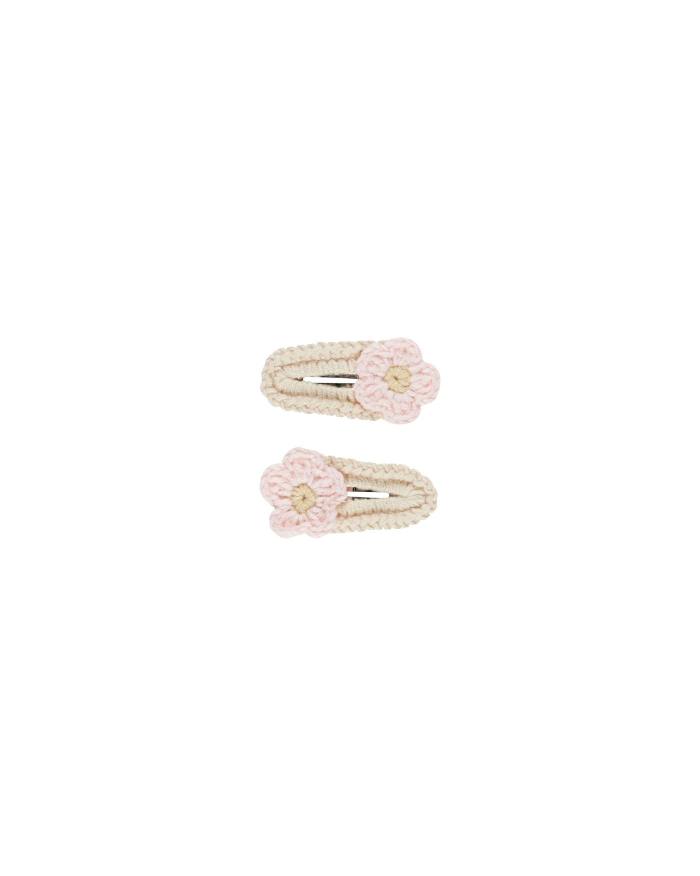 Rylee + Cru Crochet Clips || Pink Daisy