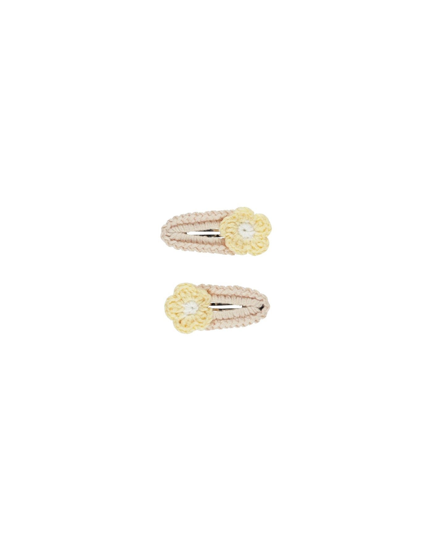 Rylee + Cru Crochet Clips || Yellow Daisy
